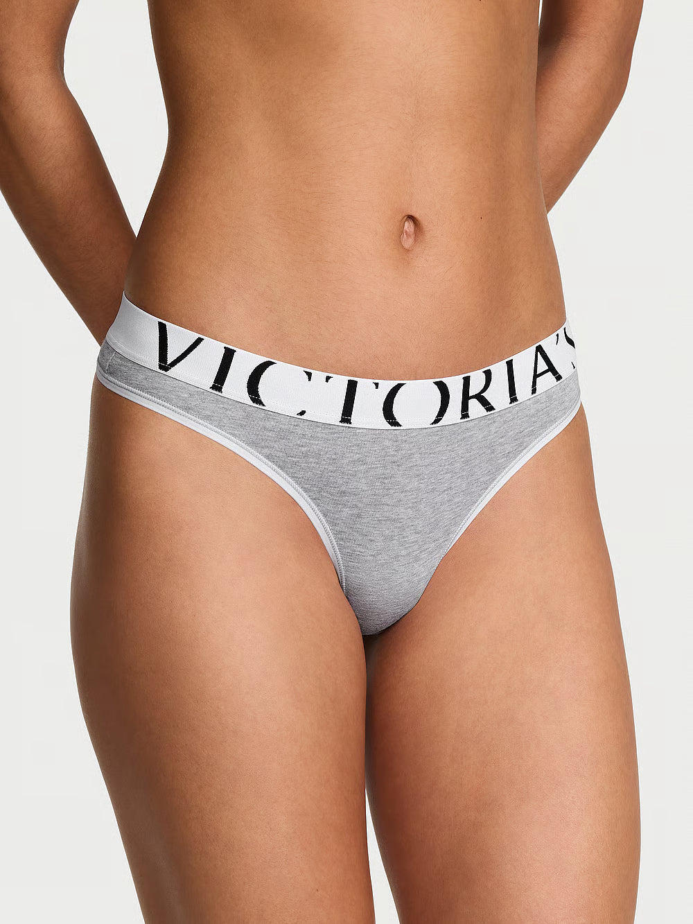 Victoria's Secret Exploded Logo medvilniniai stringai