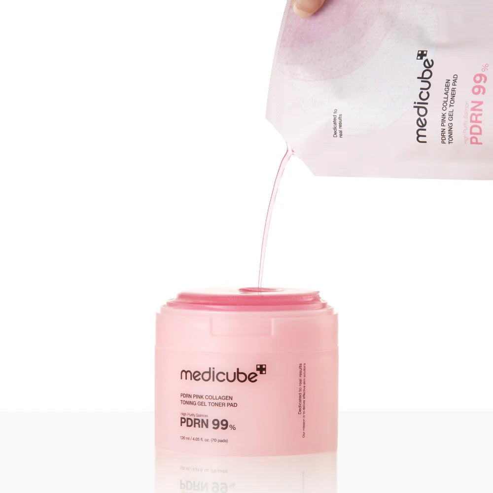 Medicube PDRN Pink Collagen Gel Toner Pad