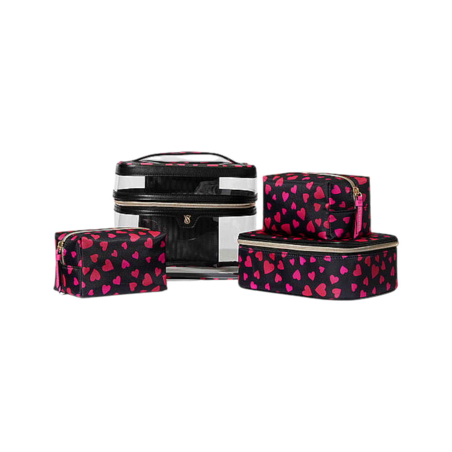 4-Piece kosmētikas maks