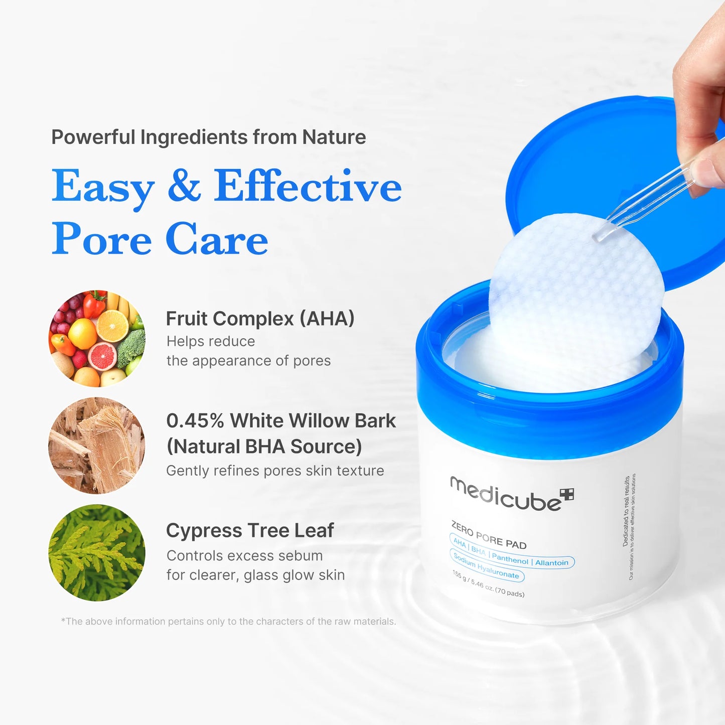 Medicube Zero Pore Pad 2.0 attīrošie sejas spilventiņi