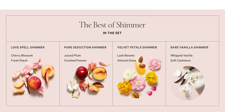 Best of Shimmer spreju komplekts