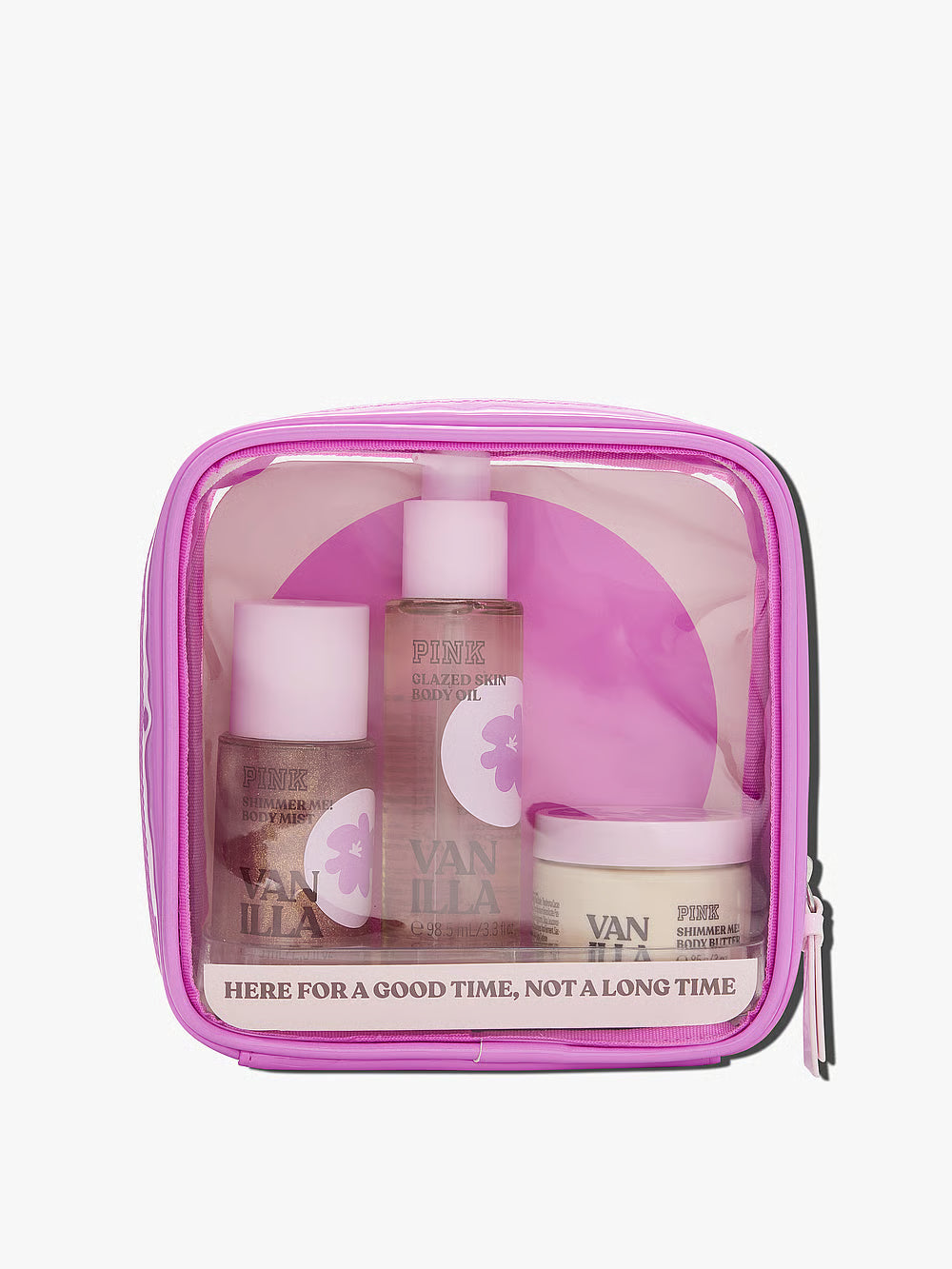 Victoria’s Secret "PINK" Let's Glow Away Shimmer Travel Set