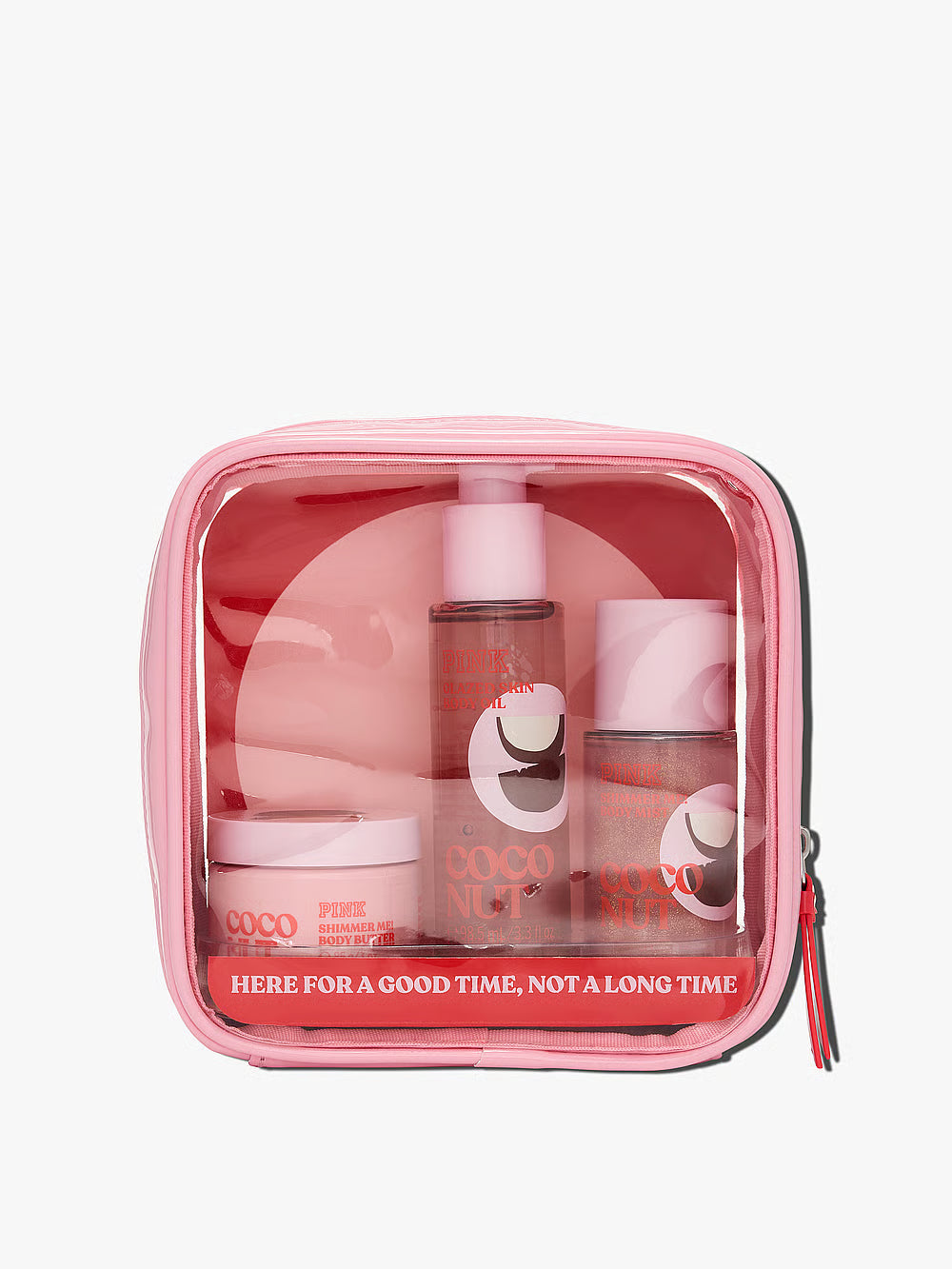 Victoria’s Secret „PINK“ Let's Glow Away švytėjimo kelioninis rinkinys