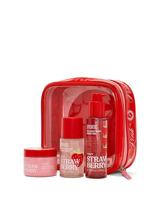 Victoria’s Secret „PINK“ Let's Glow Away švytėjimo kelioninis rinkinys