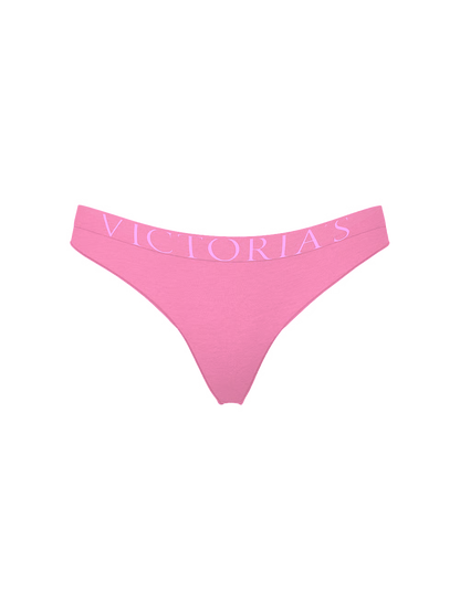 Victoria's Secret Exploded Logo Cotton Thong stringi