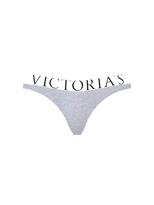 Victoria's Secret Exploded Logo Cotton Thong stringi