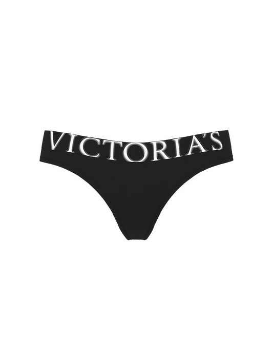 Victoria's Secret Exploded Logo Cotton Thong stringi