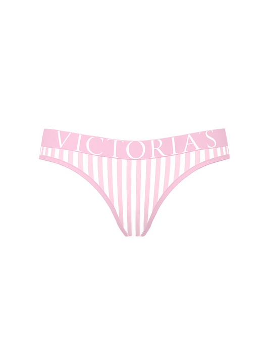 Victoria's Secret Exploded Logo Cotton Thong stringi