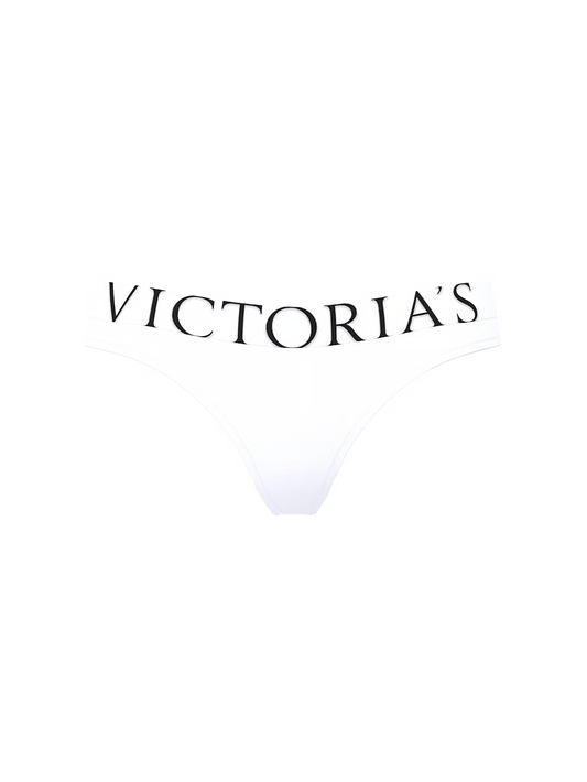 Victoria's Secret Exploded Logo Cotton Thong stringi