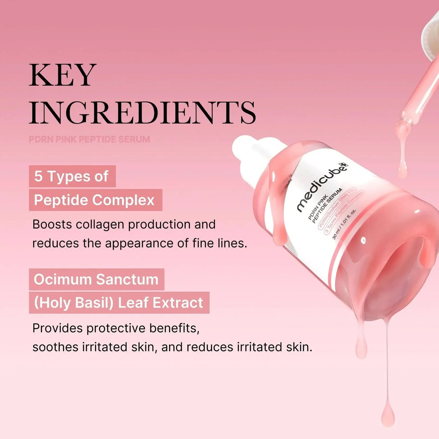 Medicube Pdrn Pink Peptide serums
