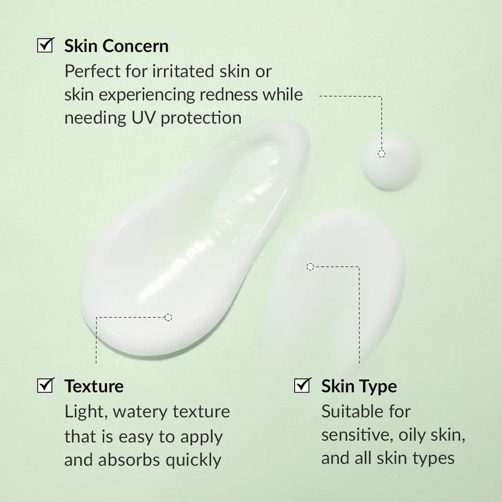 Dr. Althea žaliosios arbatos gaivus apsauginis kremas SPF50+ PA++++