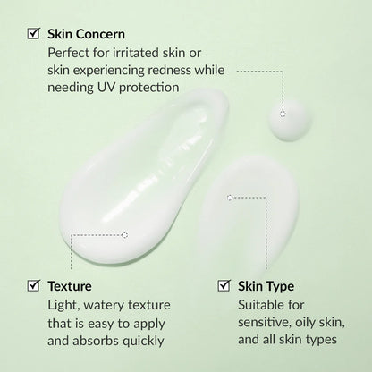 Dr. Althea žaliosios arbatos gaivus apsauginis kremas SPF50+ PA++++
