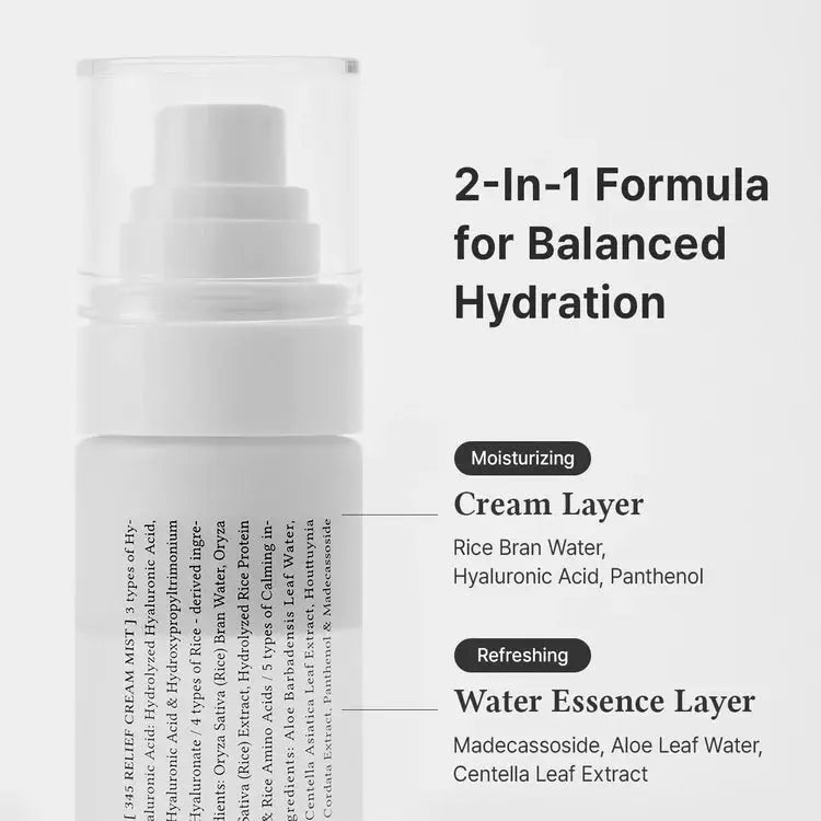 Dr.Althea 345 Relief Cream Mist sejas sprejs Dr. Althea