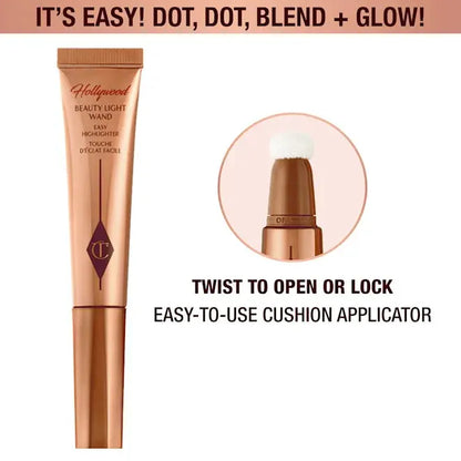 BEAUTY LIGHT WAND Pinkgasm Sunset šķidrais izgaismotājs – Charlotte Tilbury