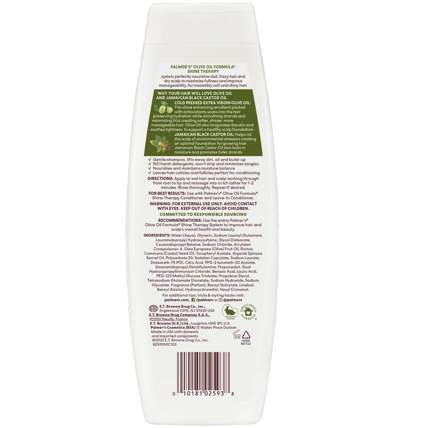 Шампунь Palmer's Olive Oil для сияния