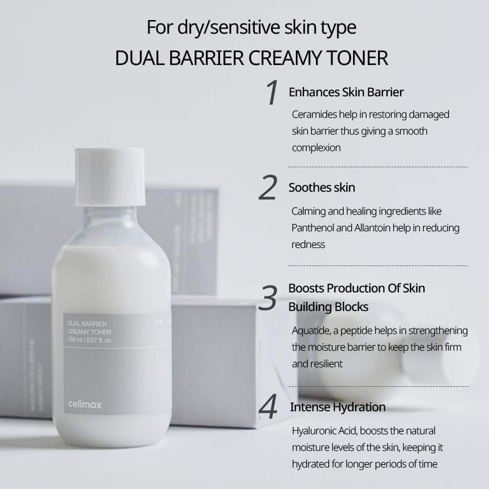 Celimax Dual Barrier Creamy Toner