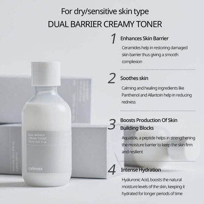 Celimax Dual Barrier Creamy Toner