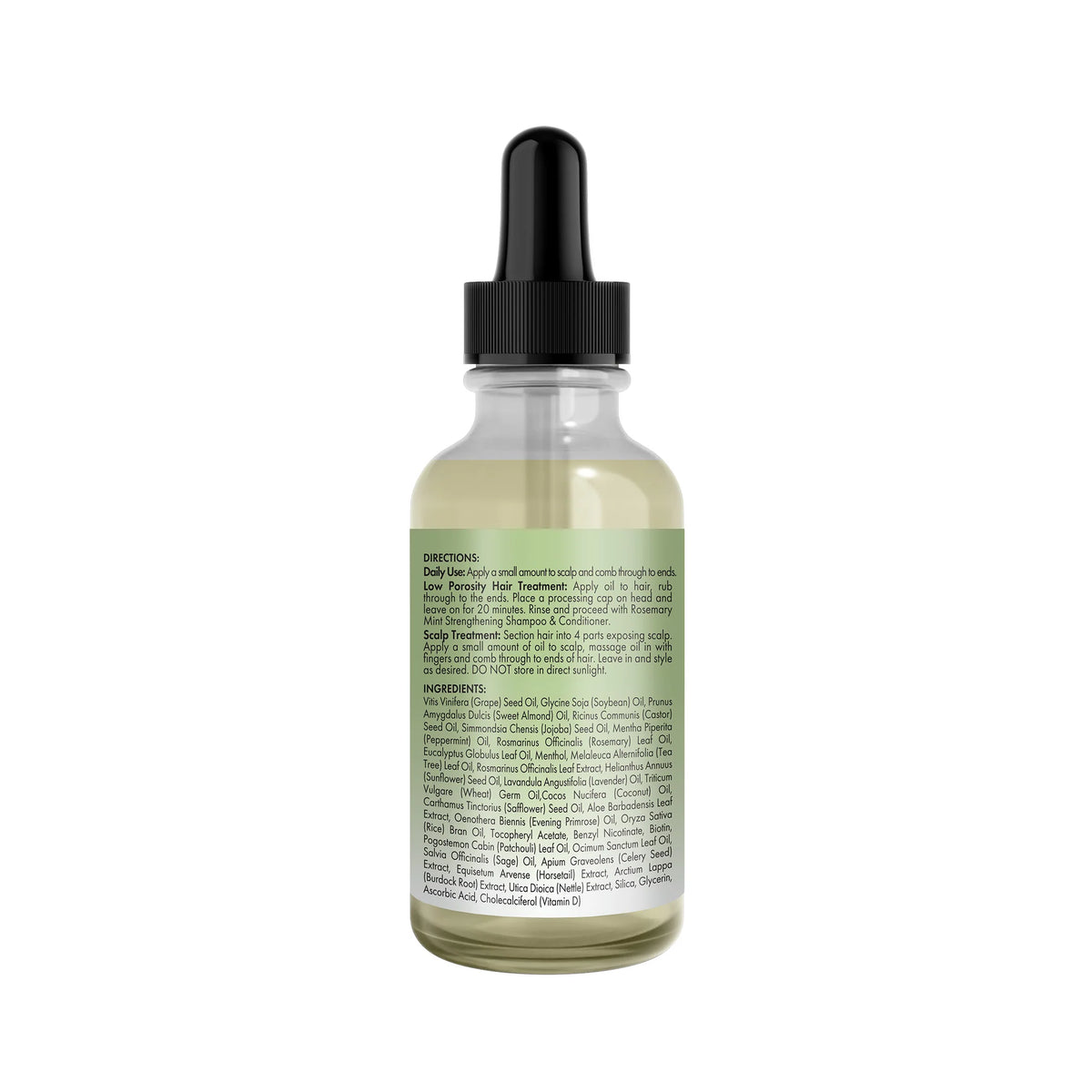 Масло для укрепления кожи головы и волос Rosemary Mint Light