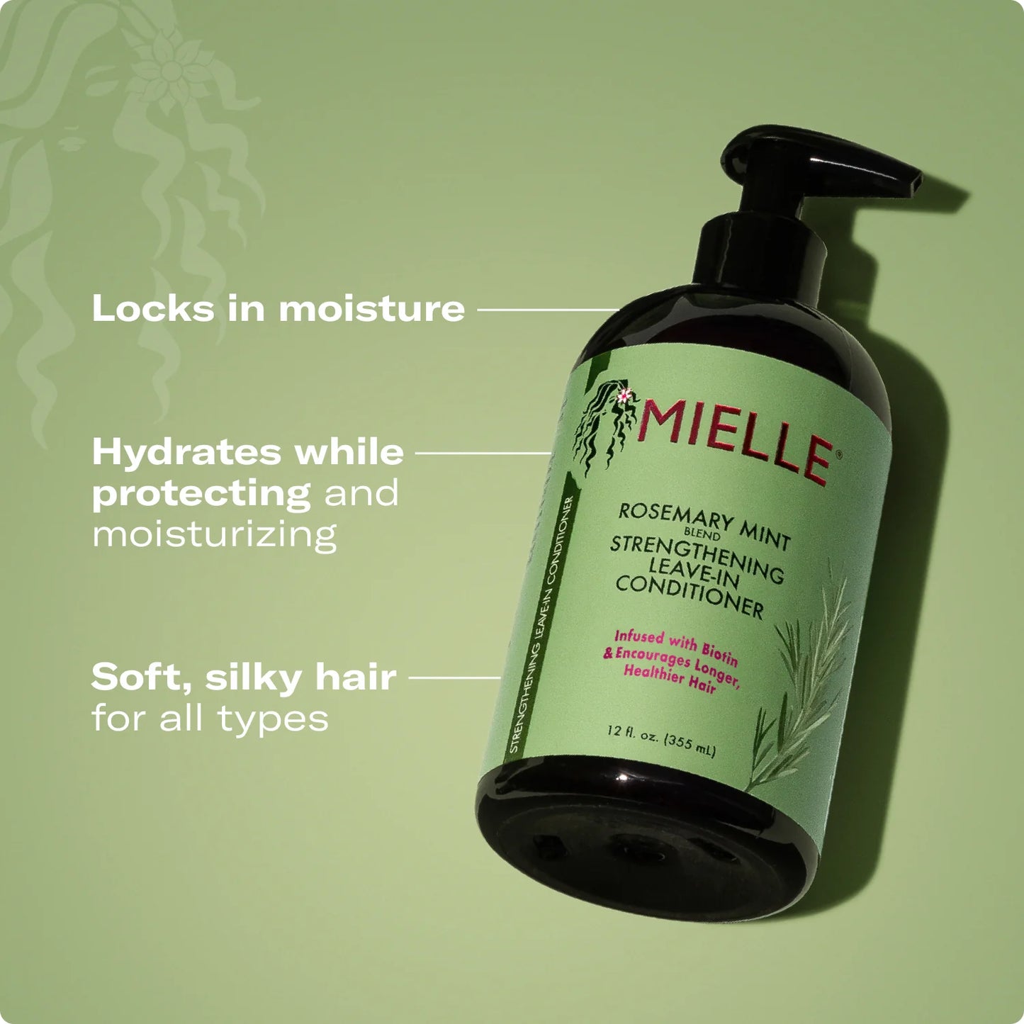 Mielle Rosemary Mint Strengthening Leave-In Conditioner