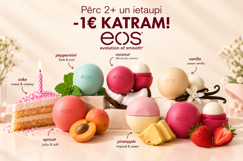 Бальзамы для губ EOS — дешевле при покупке двух