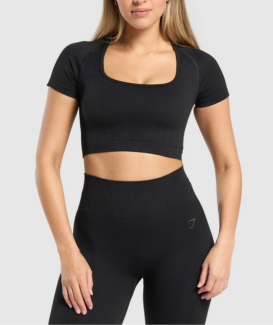 Corset Seamless Crop - Tops