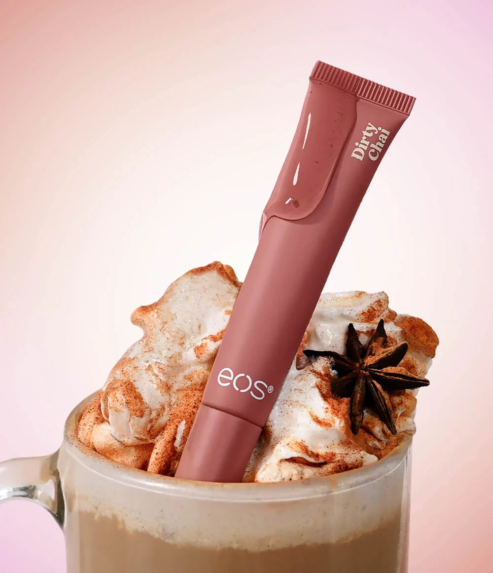 eos Dewy Lip Shine Dirty Chai