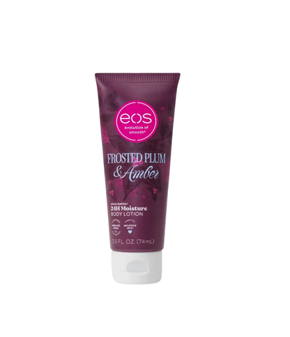 EOS Frosted Plum & Amber Travel Body Lotion