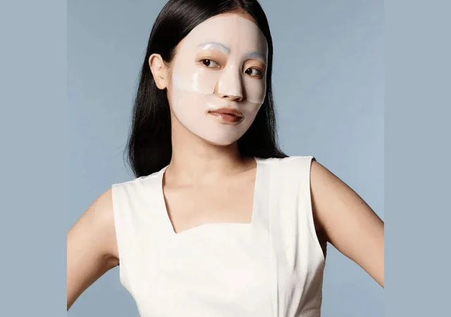 Intensīvi mitrinoša hidrogēla sejas maska