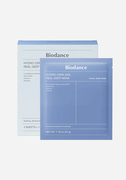 Biodance Hydro Cera-nol Real Deep Mask intensīvi mitrinoša hidrogēla sejas maska