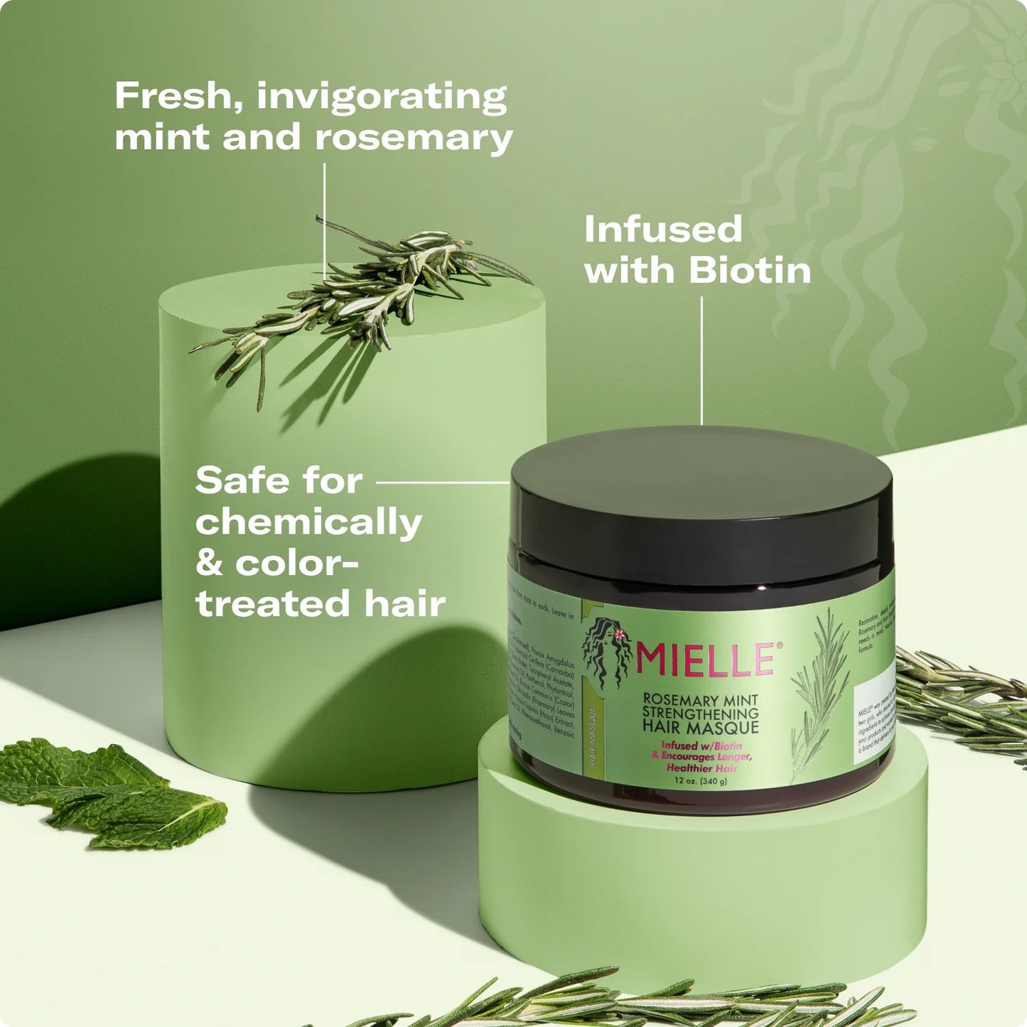 Rosemary Mint Strengthening Hair Mask