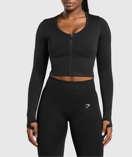 Lift Seamless zip - up jaka