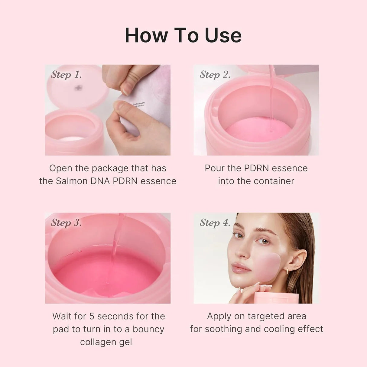 Medicube PDRN Pink Collagen Gel Toner Pad