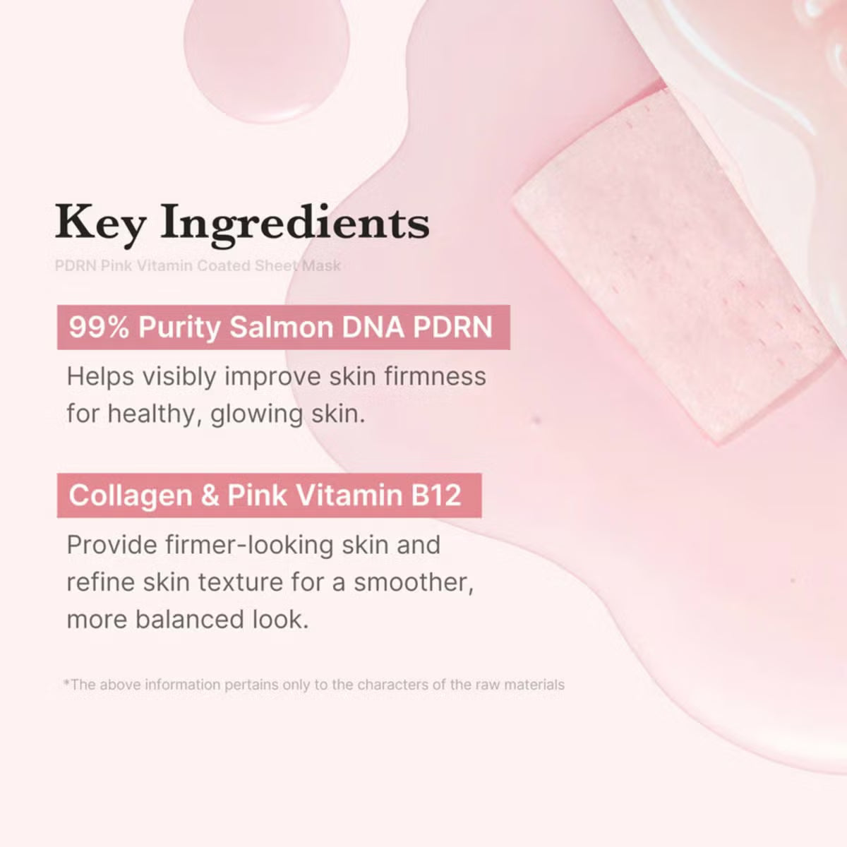 Medicube PDRN Pink Collagen hidrogelio kaukė