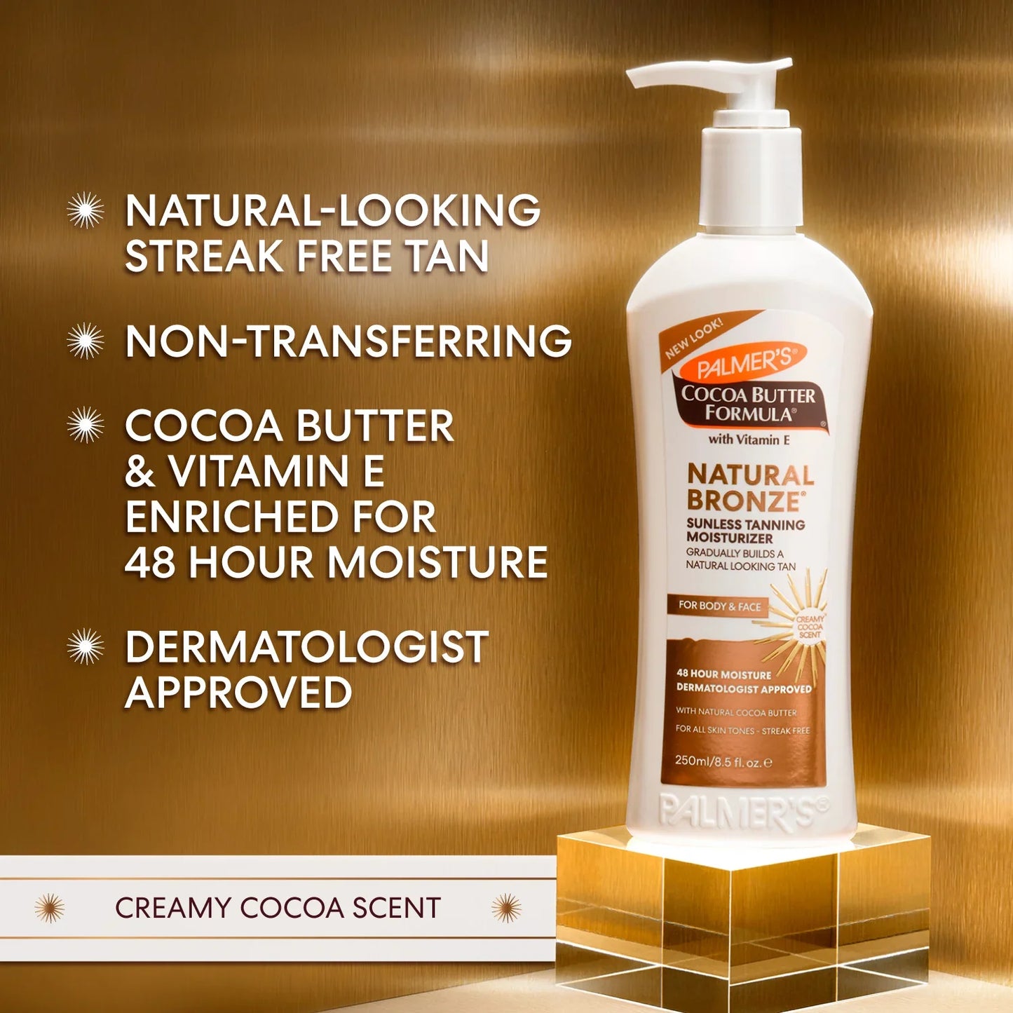 Palmer's Natural Bronze Sunless Tanning Moisturizer paštonējošs losjons