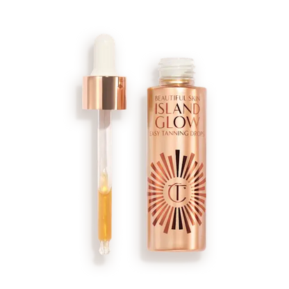 SKIN ISLAND GLOW paštonējošie pilieni ( 2 toņi ) – Charlotte Tilbury