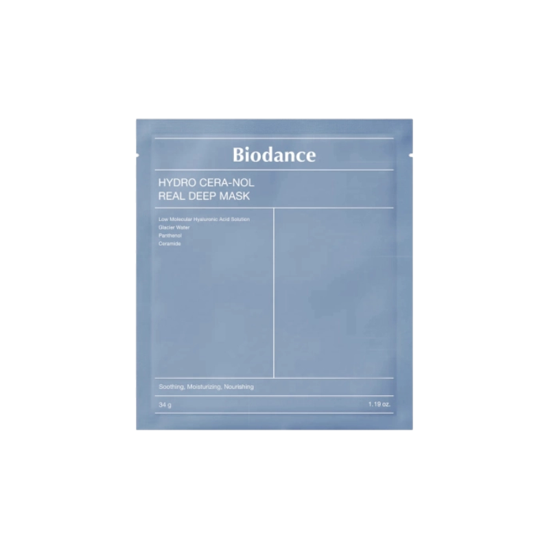 Intensīvi mitrinoša hidrogēla sejas maska