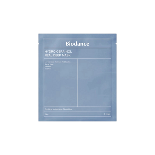 Intensīvi mitrinoša hidrogēla sejas maska