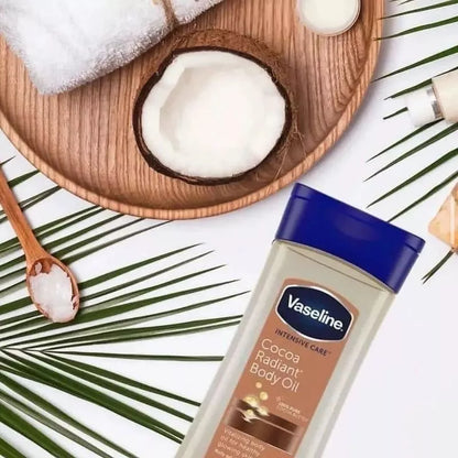 Vaseline Intensive Care Cocoa Radiant Oil kūno aliejus