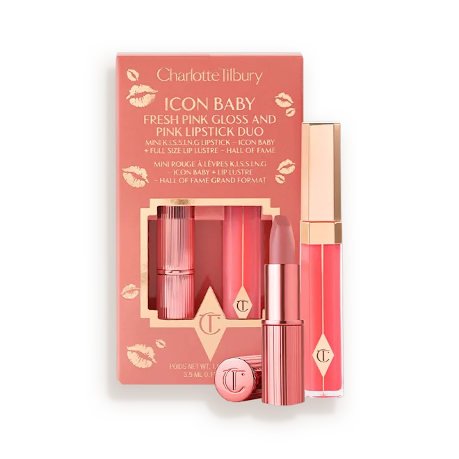 ICON BABY lūpu krāsas & spīduma DUO