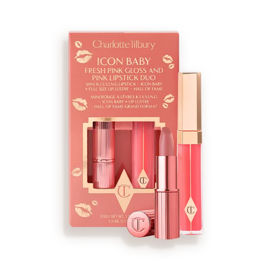 ICON BABY lūpu krāsas & spīduma DUO