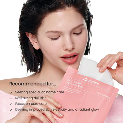 Biodance Bio-Collagen Real Deep Mask hidrogēla sejas maska ar kolagēnu