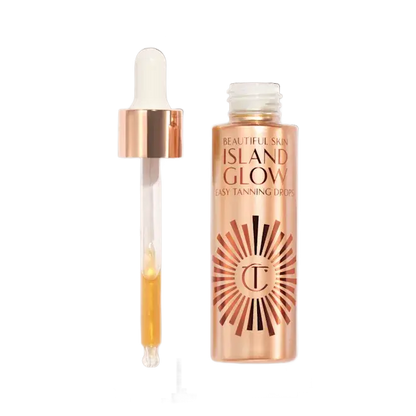 SKIN ISLAND GLOW paštonējošie pilieni ( 2 toņi ) – Charlotte Tilbury