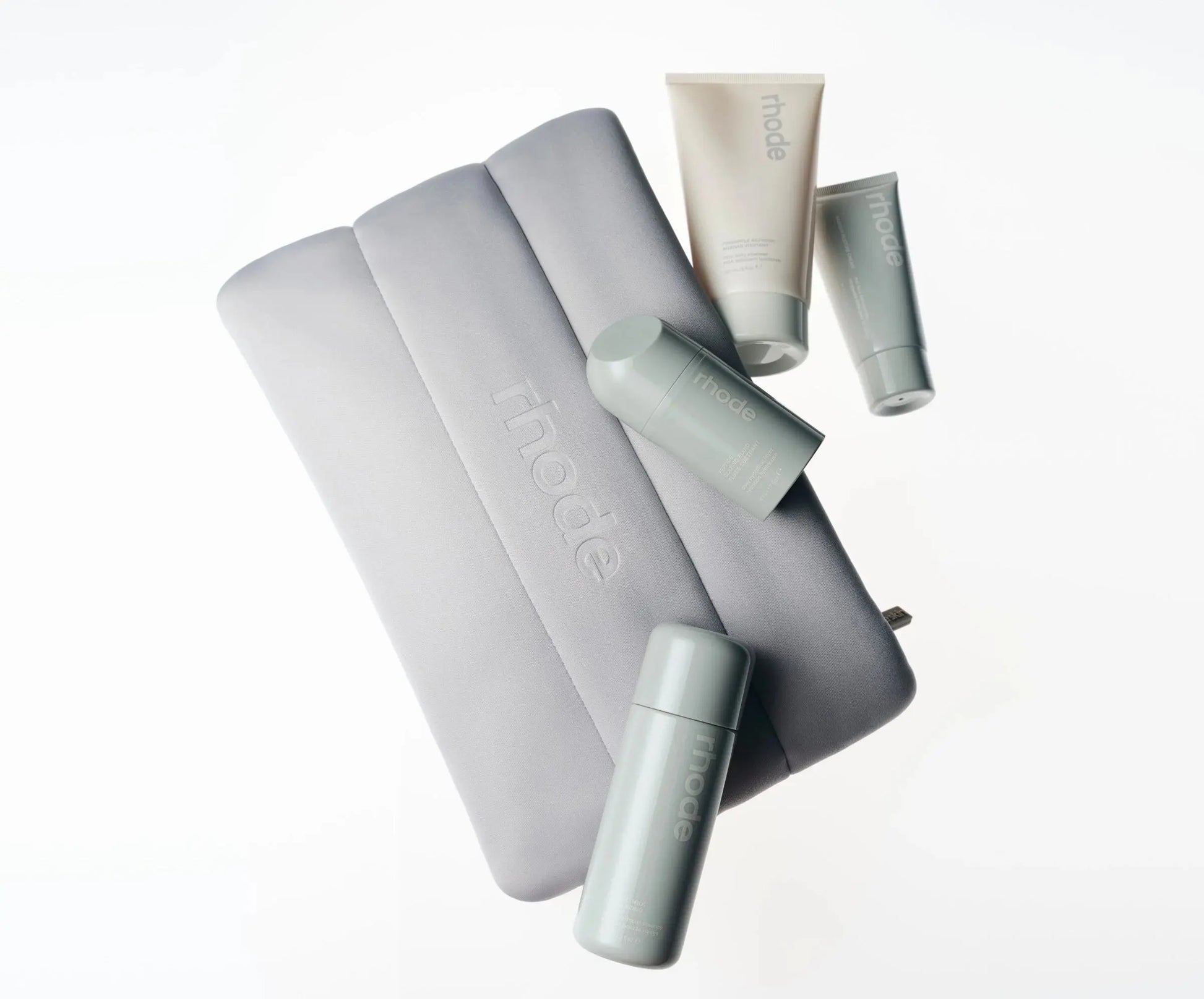 THE RHODE KIT essential skincare bundle by Rhode - complete set of skincare must-haves in bubble bag with best-selling products