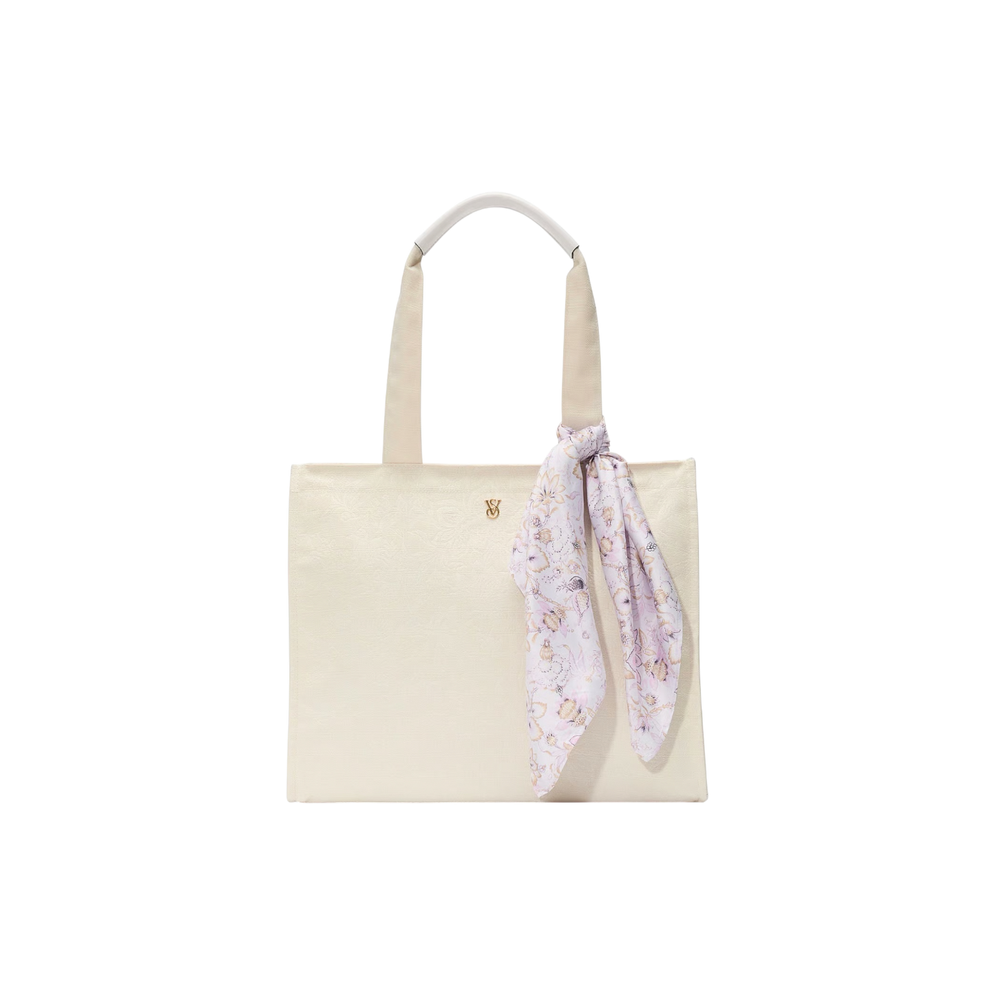 Floral-embossed TOTE soma